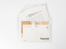 Load image into Gallery viewer, YoeeJob 5x7 Small Plastic Envelopes with Hoop & Loop Closure, Clear Poly Envelopes