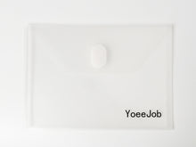Load image into Gallery viewer, YoeeJob 5x7 Small Plastic Envelopes with Hoop & Loop Closure, Clear Poly Envelopes