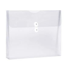 Load image into Gallery viewer, YoeeJob Legal Size Plastic Envelopes with String Closure Side Loading,White