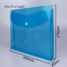 Load image into Gallery viewer, Plastic Envelopes with Snap Closure, Legal Size Expandable Organizition File Folder-Orange
