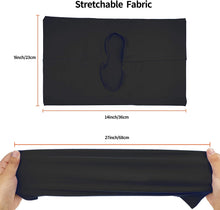 Load image into Gallery viewer, Dark Blue Stretchable Book Sleeve Covers, for Paperbacks Hardcover Textbooks