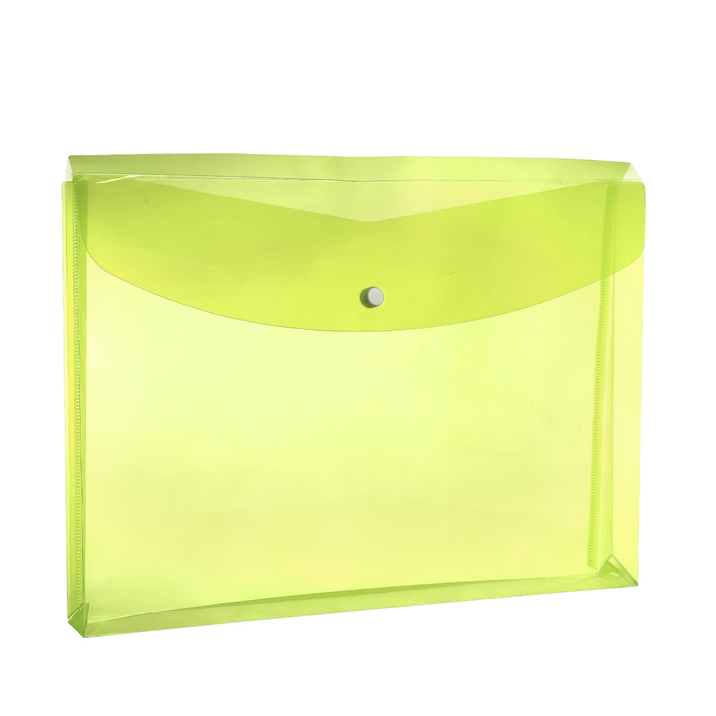 Plastic Envelopes with Snap Closure, Legal Size Expandable Organizition File Folder-Yellow