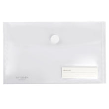 Load image into Gallery viewer, YoeeJob A5 Plastic Clear Envelopes Folder with Hook &amp; Loop Closure 6x10&quot; Invoice Receipt Cash Organization with Label Pocket

