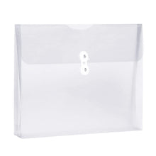 Load image into Gallery viewer, YoeeJob Legal Size Plastic Envelopes with String Closure Side Loading,White
