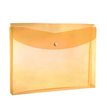Load image into Gallery viewer, Plastic Envelopes with Snap Closure, Legal Size Expandable Organizition File Folder-Orange
