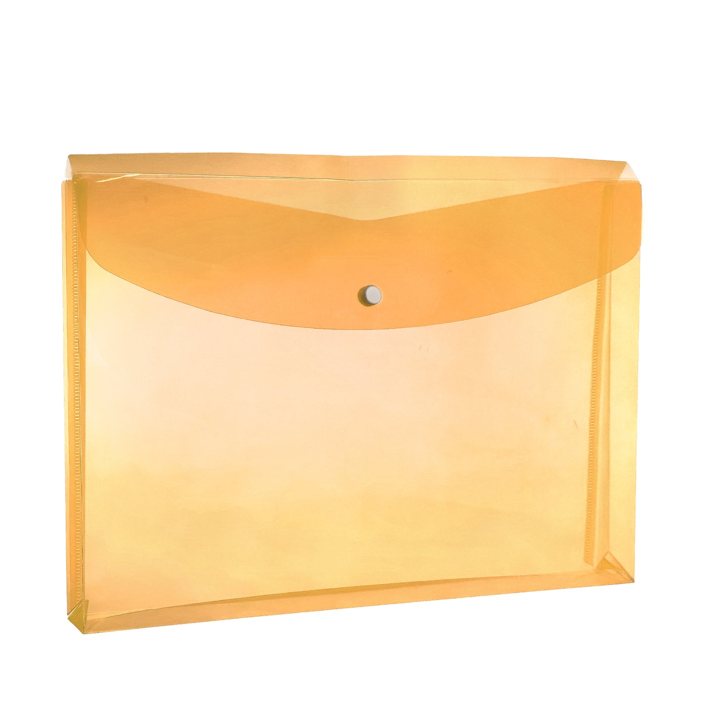 Plastic Envelopes with Snap Closure, Legal Size Expandable Organizition File Folder-Orange
