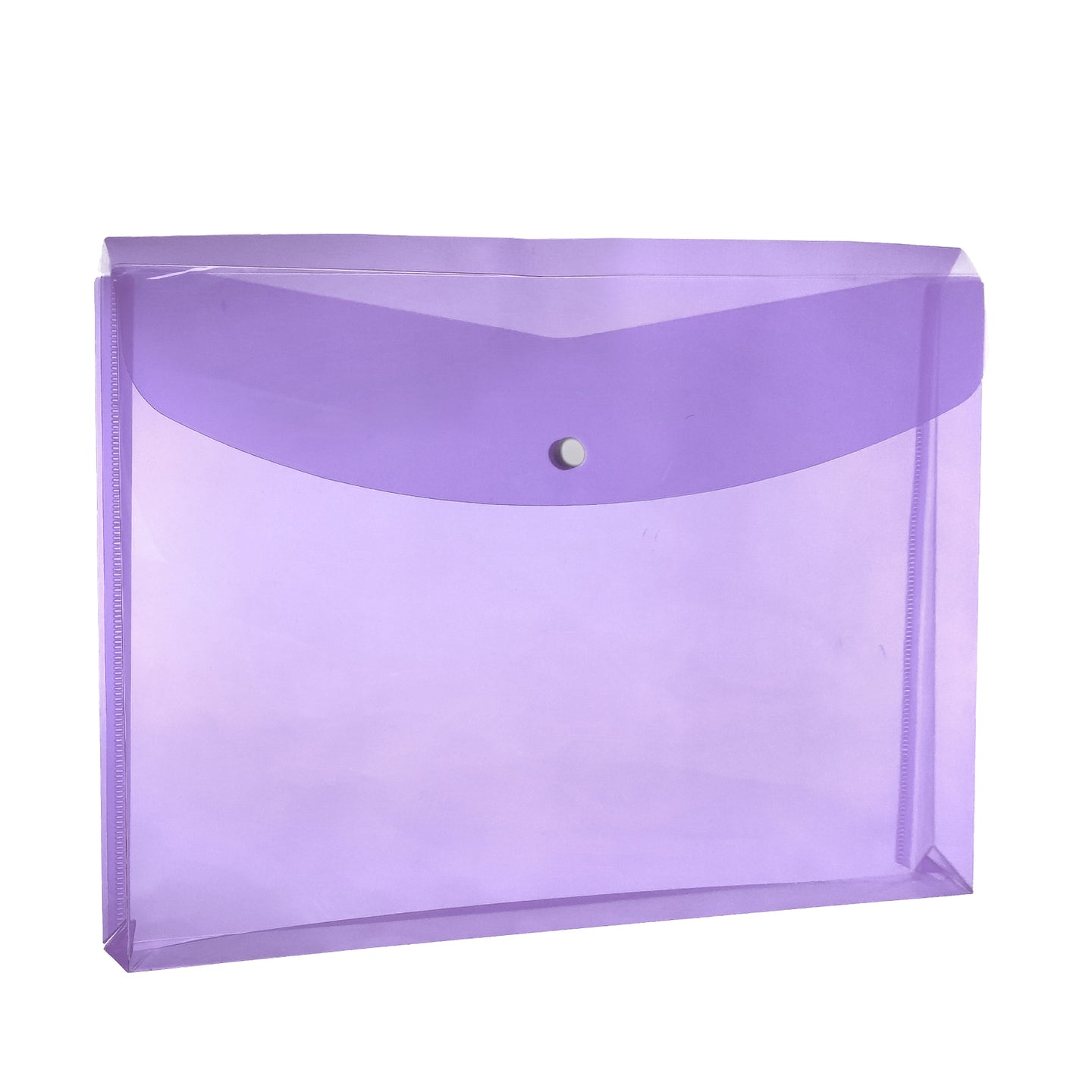 Plastic Envelopes with Snap Closure, Legal Size Expandable Organizition File Folder-Purple